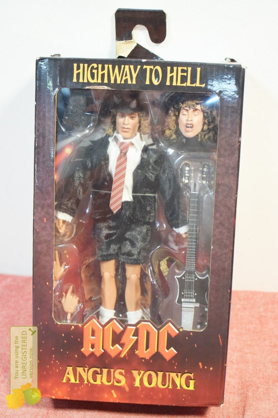 NECA AC/DC Angus Young Highway to Hell 8-Inch Clothed Figure (Pack Wear)